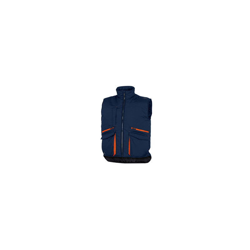 Gilet imbottito Sierra 2 Tg. L blu/arancio