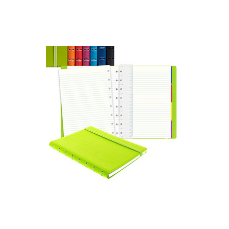 Notebook Pocket f.to 144x105mm a righe 56 pag. nero similpelle Filofax