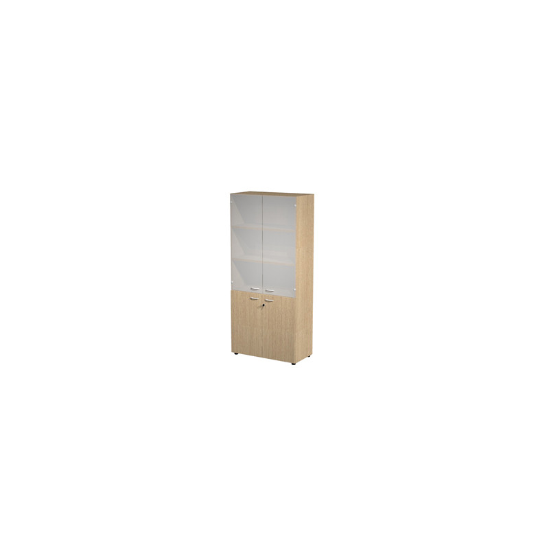 ARMADIO MODULARE A 2+2 ANTE 90x45,8cm - H200cm Rovere