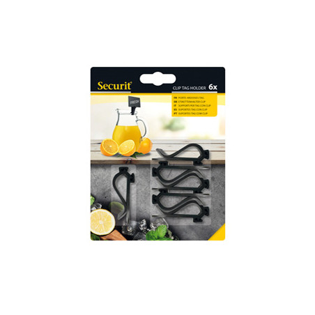 Set 6 supporti Clip per Tag Securit