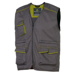 ** END ** ** END ** end* GILET da LAVORO M6GIL grigio/verde Tg. M PANOSTYLE®