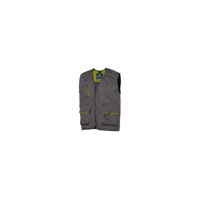 ** END ** ** END ** end* GILET da LAVORO M6GIL grigio/verde Tg. M PANOSTYLE®