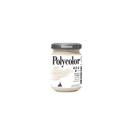 Colore vinilico Polycolor vasetto 140 ml bianco avorio Maimeri