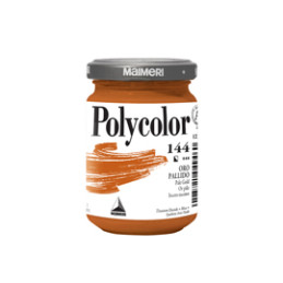 Colore vinilico Polycolor vasetto 140 ml oro pallido Maimeri