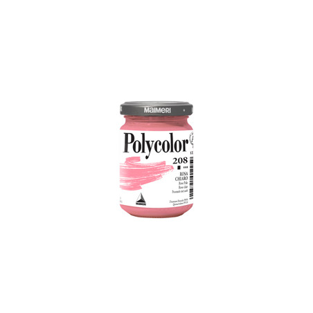 Colore vinilico Polycolor vasetto 140 ml rosa chiaro Maimeri