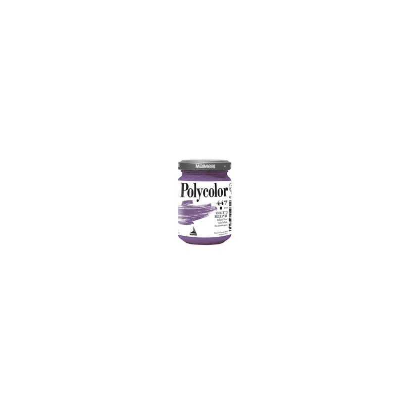 Colore vinilico Polycolor vasetto 140 ml violetto brillante Maimeri