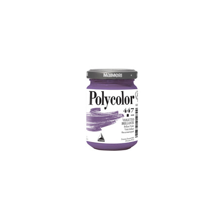 Colore vinilico Polycolor vasetto 140 ml violetto brillante Maimeri