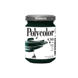 Colore vinilico Polycolor vasetto 140 ml nero Maimeri