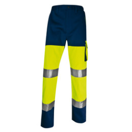 Pantalone alta visibilita' PHPA2 giallo fluo Tg. M
