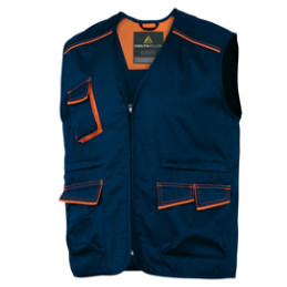 ** END ** ** END ** end* GILET da LAVORO M6GIL blu/arancio Tg. M PANOSTYLE®