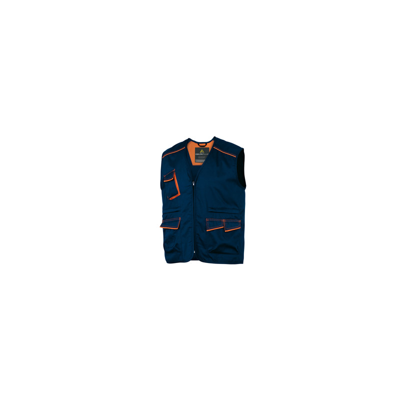 ** END ** ** END ** end* GILET da LAVORO M6GIL blu/arancio Tg. M PANOSTYLE®