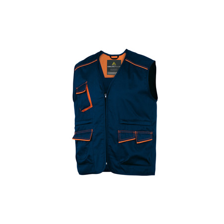 ** END ** ** END ** end* GILET da LAVORO M6GIL blu/arancio Tg. M PANOSTYLE®