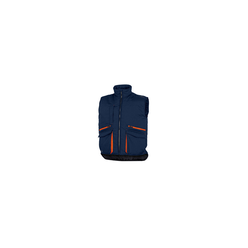 Gilet imbottito Sierra 2 Tg. M blu/arancio