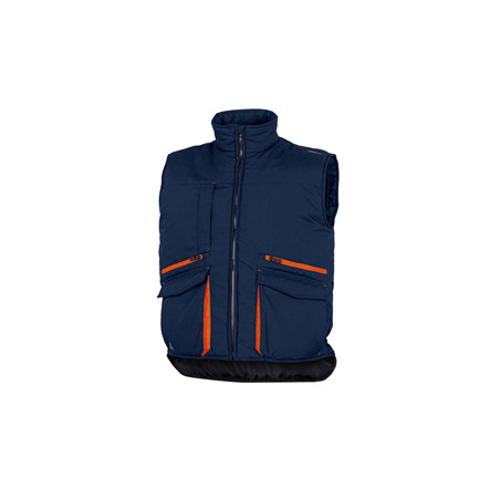 Gilet imbottito Sierra 2 Tg. M blu/arancio