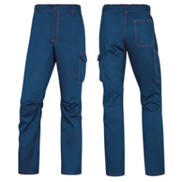 Pantalone da lavoro Panostrpa Tg. M blu/arancio