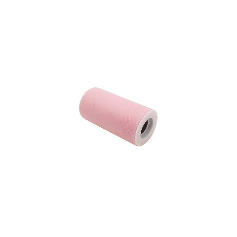 Tulle in rotolo 12,5cmx25mt rosa Big Party