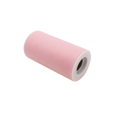 Tulle in rotolo 12,5cmx25mt rosa Big Party