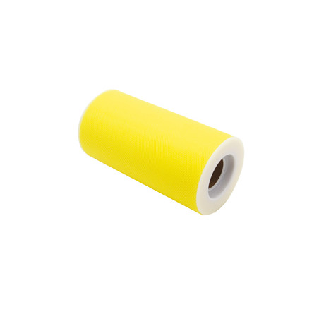** END ** ** END ** end* Tulle in rotolo 12,5cmx25mt giallo Big Party
