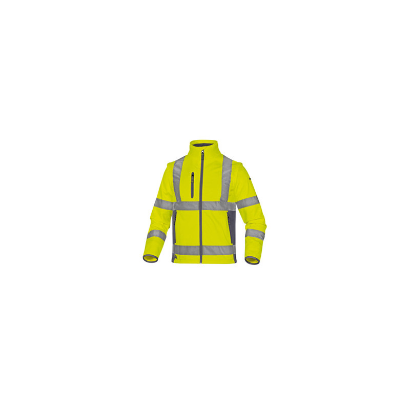 Giacca Softshell Moonlight 2 alta visibilita' giallo fluo tg.M DeltaPlus