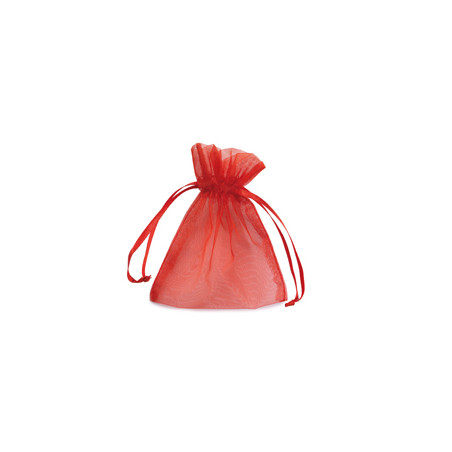 20 Sacchetti organza Milly 8,5x10cm rosso