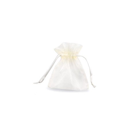 20 Sacchetti organza Milly 12,5x17cm avorio