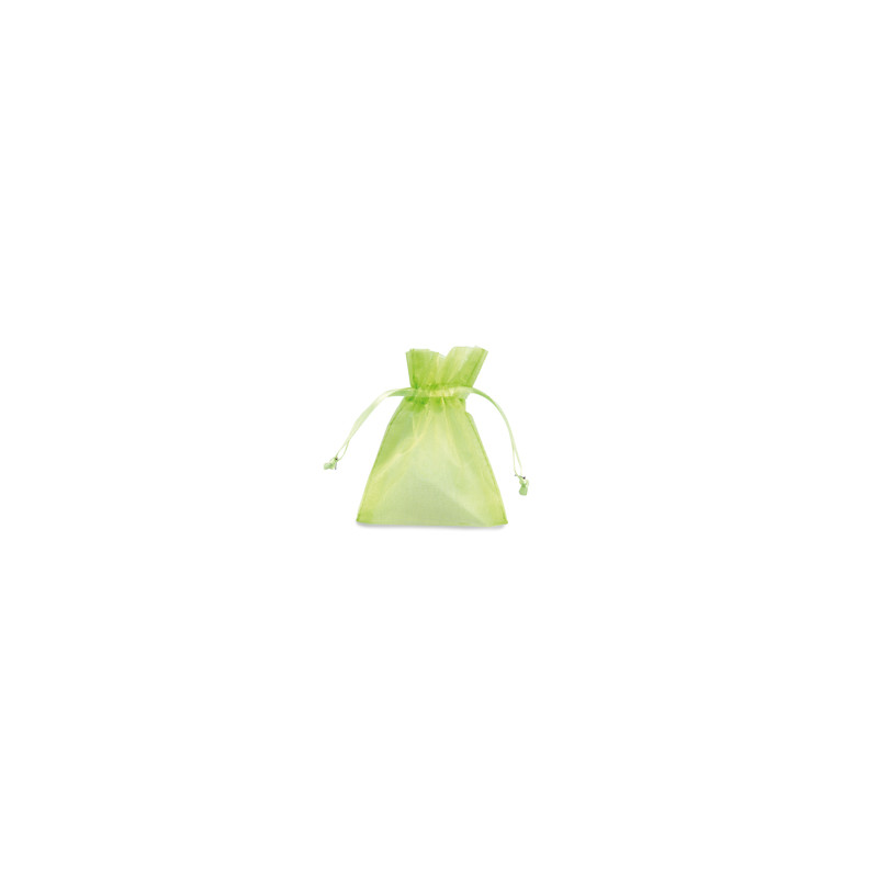 20 Sacchetti organza Milly 12,5x17cm verde mela