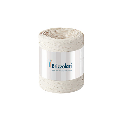 Rafia sintetica 6802 5mmx200mt colore avorio 25 Brizzolari