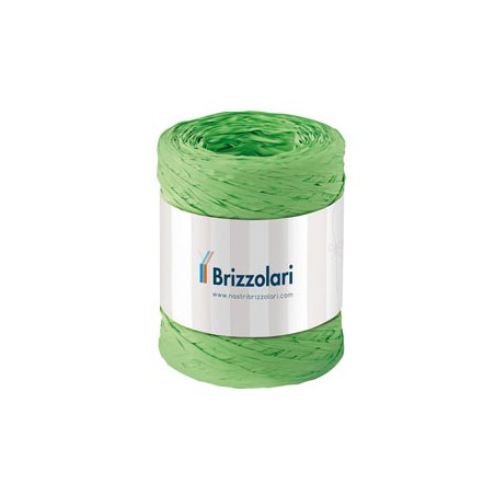 Rafia sintetica 6802 5mmx200mt colore verde chiaro 10 Brizzolari