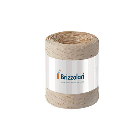 Rafia sintetica 6802 5mmx200mt colore naturale 40 Brizzolari