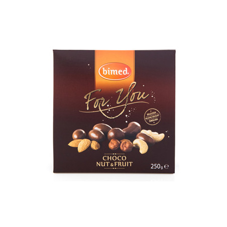 ** END ** ** END ** end* Mix frutta secca ricoperta For you choco nuts 250gr - Bimed