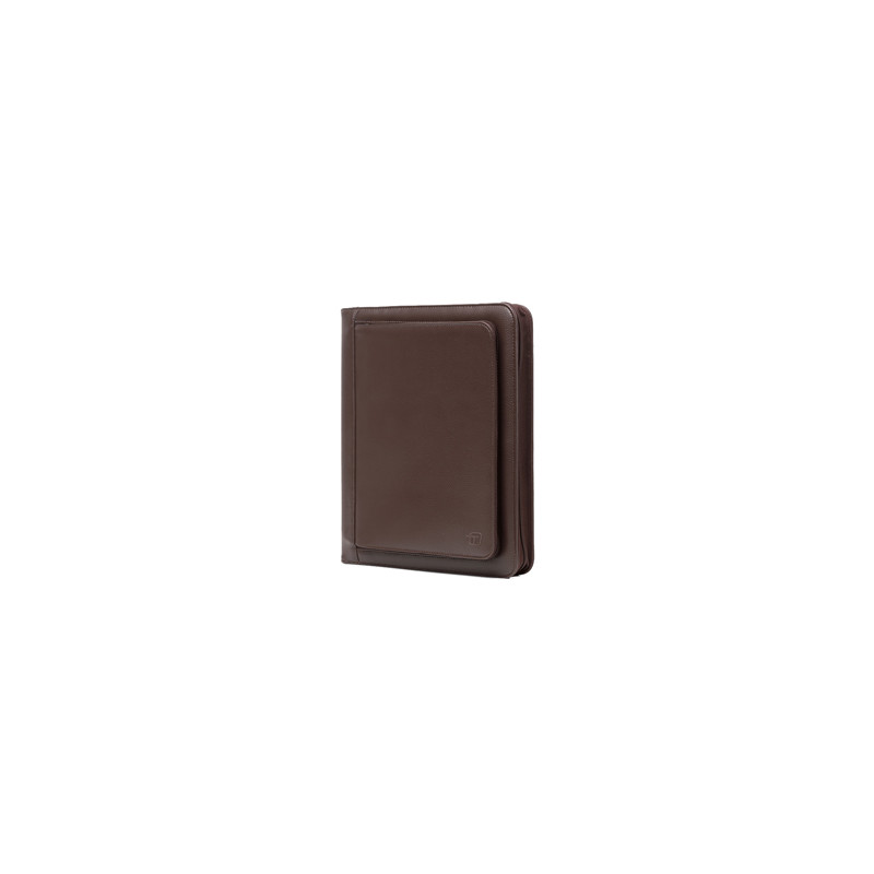 Portablocco Office ecopelle c/zip dim. 26x34x4cm marrone INTEMPO