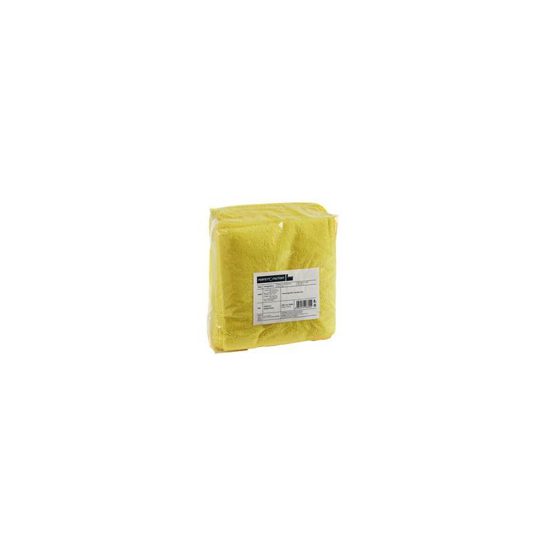 Pack 10 Panni microfibra 40x40cm giallo Ultrega PERFETTO