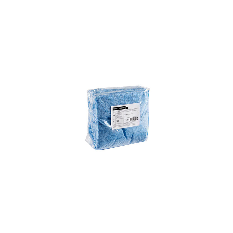 Pack 10 Panni microfibra 40x40cm azzurro Ultrega PERFETTO