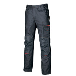 Pantaloni da lavoro invernali Free taglia 52 nero U-Power