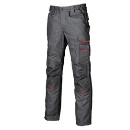 Pantaloni da lavoro invernali Free taglia 48 grigio U-Power