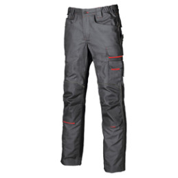 Pantaloni da lavoro invernali Free taglia 50 grigio U-Power