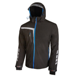 Giacca softshell Quick nero/blu Taglia M U-Power