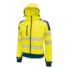 Giacca Softshell alta visibilita' Miky giallo fluo Taglia XL U-Power