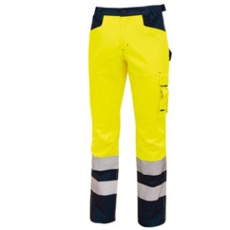 Pantalone invernale alta visibilita' Beacon giallo fluo Taglia M U-Power