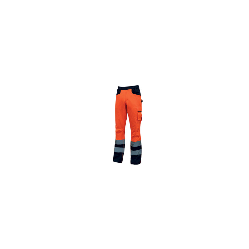 Pantalone invernale alta visibilita' Beacon arancio fluo Taglia M U-Power