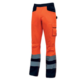 Pantalone invernale alta visibilita' Beacon arancio fluo Taglia XL U-Power