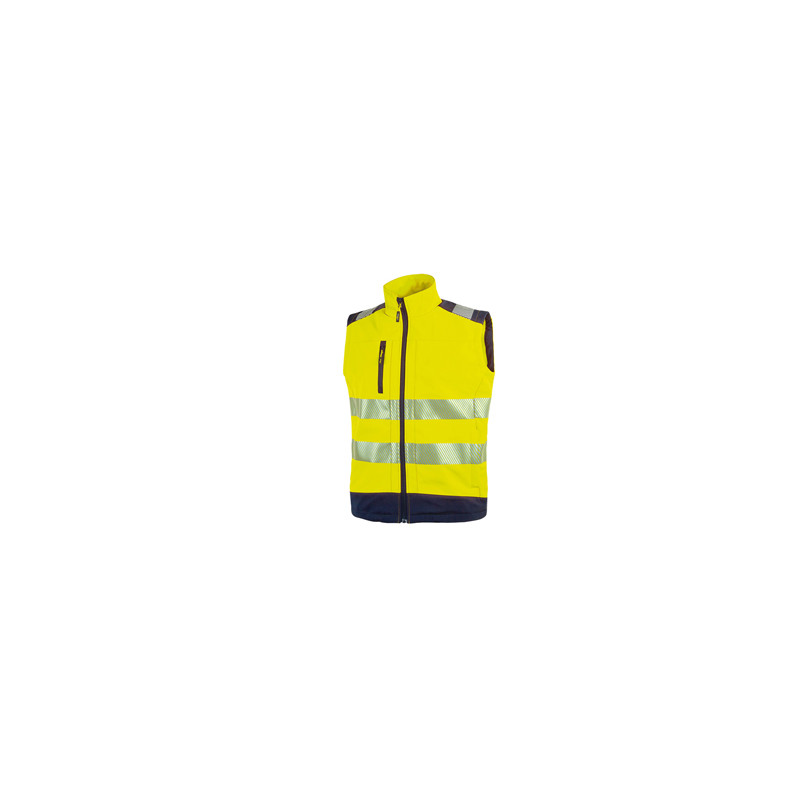 Gilet alta visibilita' softshell Dany giallo fluo Taglia L U-Power