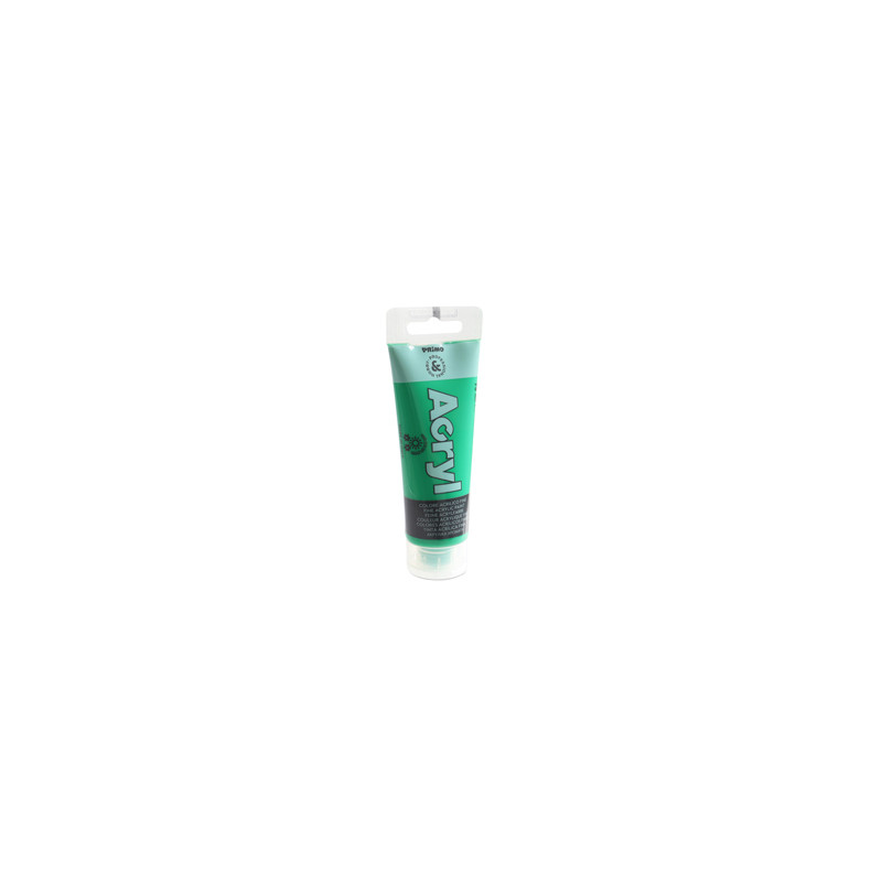 Colore Acryl fine tubo da 75ml verde brillante 610 Primo