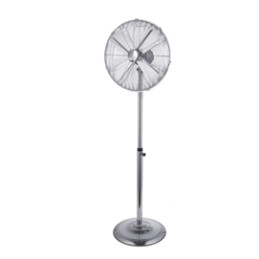 ** END ** ** END ** end* VENTILATORE Cromo 45 da Terra piantana in metallo