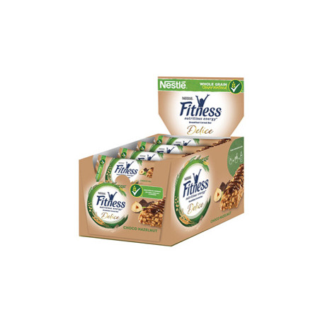 Barretta Fitness Delice Cioccolato al Latte e Nocciola 22,5gr Nestle'