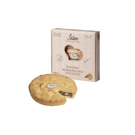 Torta Bonissima marronglace' nocciola 300gr - Loison