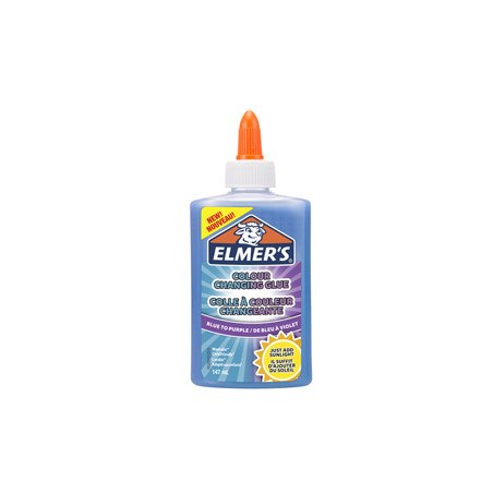 ** END ** ** END ** end* Flacone 147ml colla liquida CambiaColore dal blu a viola Slime Elmer's NWL