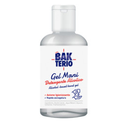 Gel detergente mani alcolico 77 60ml Bakterio