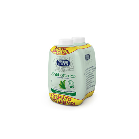 Ricarica bis 400ml sapone liquido Antibatterico NEUTRO ROBERTS