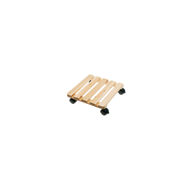 Trolley portavaso in legno 30x30cm